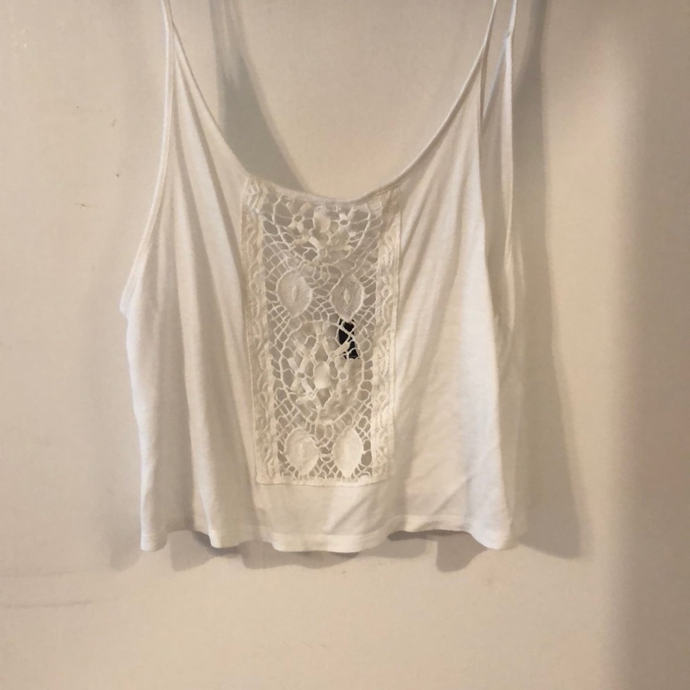 White crop top